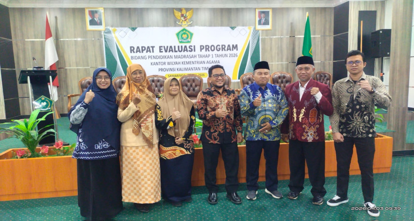 MAN Kutai Barat Ikuti Rapat Evaluasi Program Pendidikan Madrasah Tahap 1 Tahun 2026