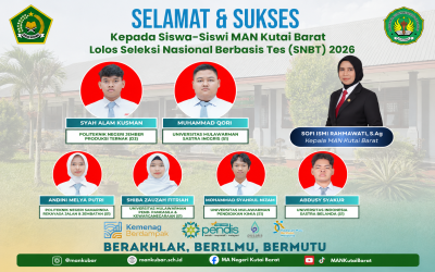 Siswa-Siswi MAN Kutai Barat Lolos SNBT 2026, Bukti Prestasi dan Semangat Generasi Berprestasi