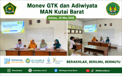 Monev GTK dan Adiwiyata MAN Kutai Barat